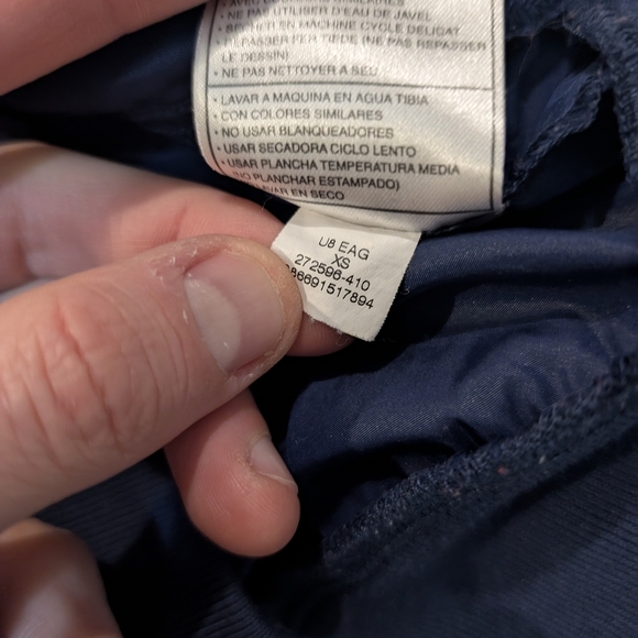 VTG Nike US Olympic Team Adult XS Full Zip Windrunner Red Blue Hooded - Picture 4 of 7